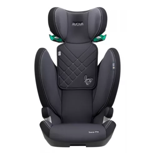 Avova SORA-FIX autóülés 100-150 cm - Grey Black