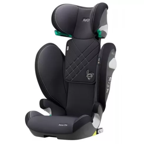Avova SORA-FIX autóülés 100-150 cm - Grey Black