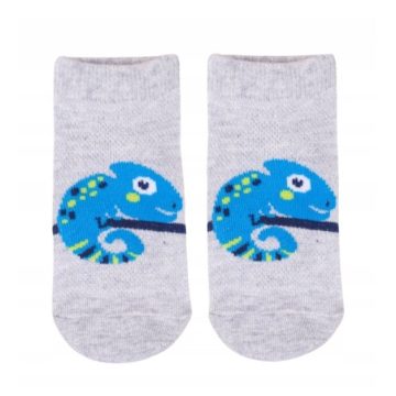 Yo!club pamut bokazokni (23-26) - szürke kaméleon