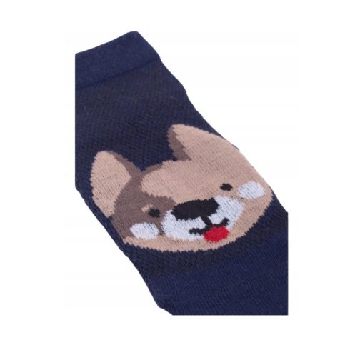 Yo!club pamut bokazokni (23-26) - sötétkék kutyus