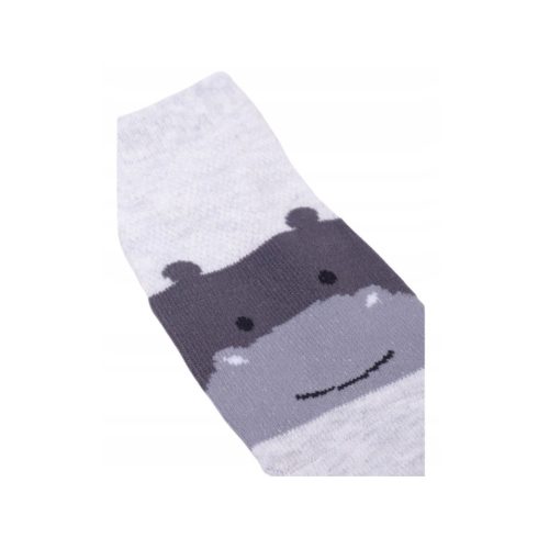 Yo!club pamut bokazokni (23-26) - szürke víziló