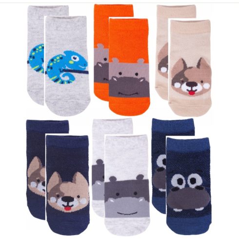 Yo!club pamut bokazokni (27-30) - szürke kaméleon