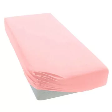 Baby Shop pamut strech lepedő 50x80cm - rózsaszín