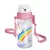 Titiz szívószálas kulacs 400ml - Unicorns Powers