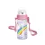 Titiz szívószálas kulacs 400ml - Unicorns Powers
