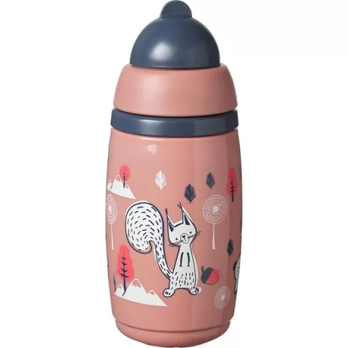 Tommee Tippee Superstar Insulated Straw Cup szívószálas hőtartó pohár 266 ml 12m+ - Narancs