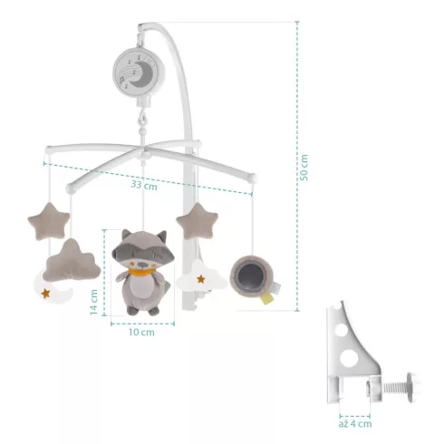 Zopa zenélő-forgó - Bear