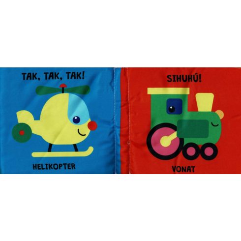 Textilkönyv rágókával - Járművek