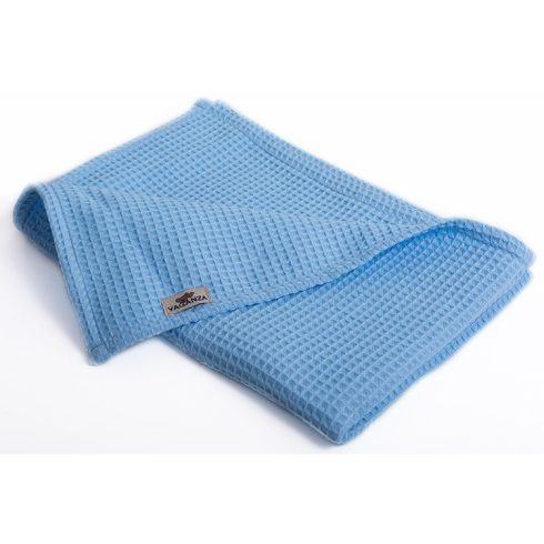 Waffle babatakaró 70x90 cm - Kék
