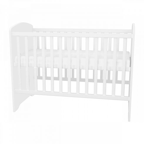 Timba Erik 60x120 cm zárt végű ágyneműtartós gyermekágy
ezüst-fehér