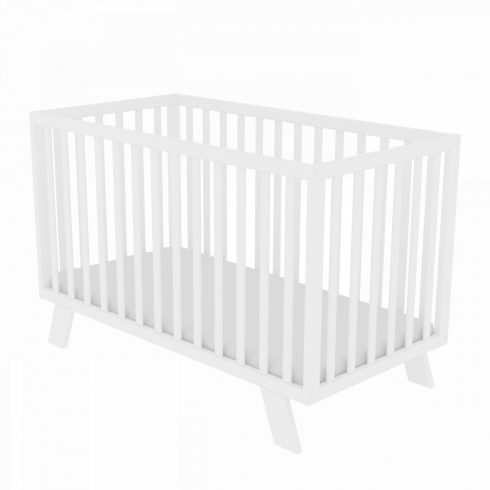 Timba Félix járókává alakítható kiságy - fehér