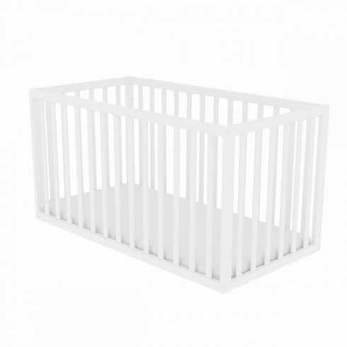 Timba Félix járókává alakítható kiságy - fehér