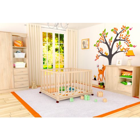 Timba I. 100-as fix fa járóka - borostyán