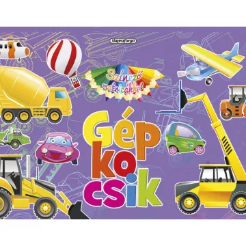 Színező matricákkal - Gépkocsik 