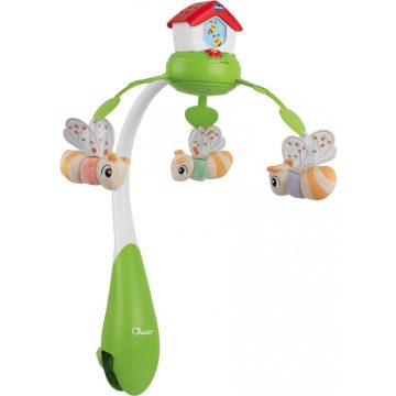   Chicco Bee Hive Cot Mobile zenélő forgó 3in1
kiságyjáték, projektor, éjjeli lámpa 0h + 