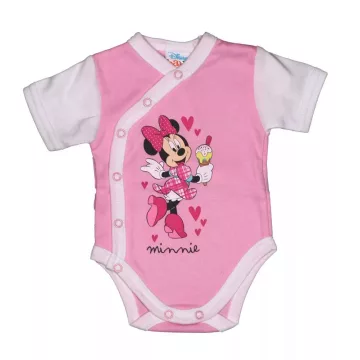 Disney Minnie rövid ujjú elöl patentos baba body (44) 