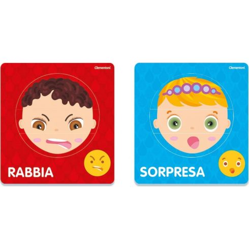 Clementoni - Arckifejezések oktató játék