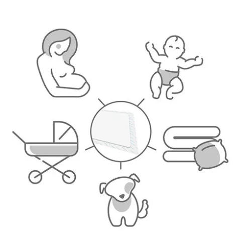 BabyOno pelenkázó alátét 40*90 cm - 10 db (+ 2 db gratis)
