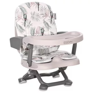   Lorelli Ego Plus székre szerelhető székmagasító - Grey Parrots PU Leather