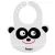 Zopa szilikon előke zsebbel - Panda
