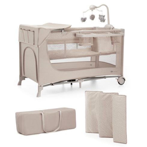 Kinderkraft JOY 2 multifunkciós utazóágy - Beige