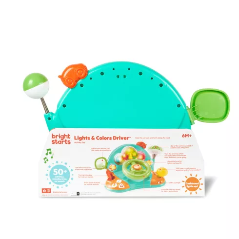 BRIGHT STARTS Zenélő kormánykerék játék t Lights & Colors Driver™ 6hó+