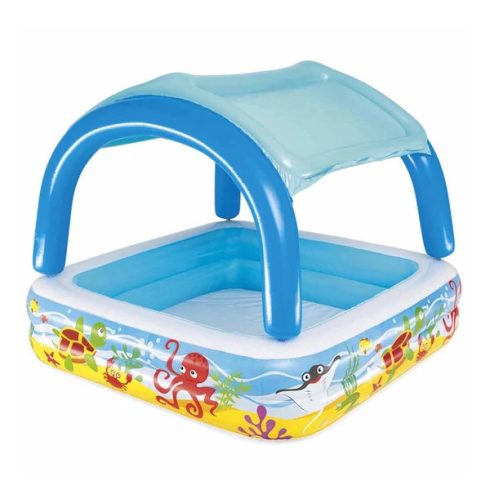 Bestway Beach Buddy™ pancsoló medence napvédő tetővel 140 x 140 x 114 cm