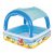Bestway Beach Buddy™ pancsoló medence napvédő tetővel 140 x 140 x 114 cm