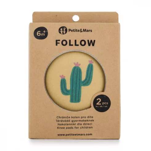P&M Elasztikus térdvédők Follow Intense Ochre
