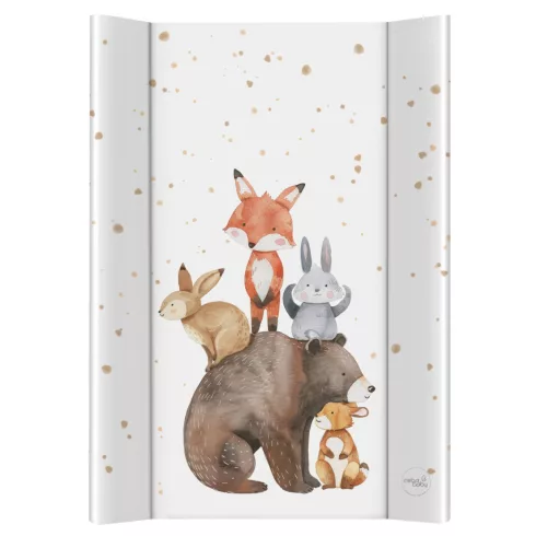 Ceba Baby puha 2 ékes pelenkázó lap 50*70 cm - Basic Forest Friends
