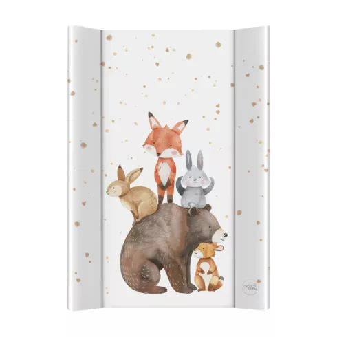 Ceba Baby puha 2 ékes pelenkázó lap 50*70 cm - Basic Forest Friends