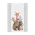 Ceba Baby puha 2 ékes pelenkázó lap 50*70 cm - Basic Forest Friends