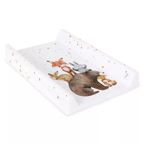 Ceba Baby puha 2 ékes pelenkázó lap 50*70 cm - Basic Forest Friends