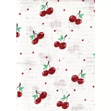 Mintás textil pelenka 1db-os - Cseresznye