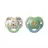   Tommee Tippee Ultimate Fit játszócumi 18-36 hó 2 db - krém/zöld kutyus