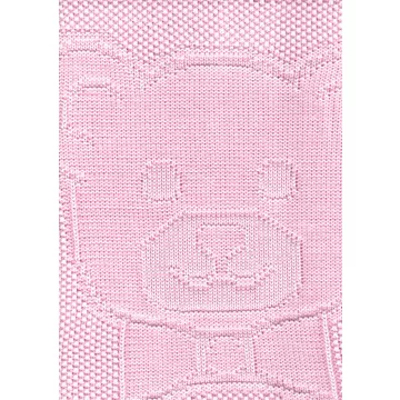Nepii bambusz pléd 70*110 cm - rózsaszín maci 
