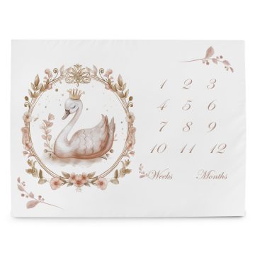   Ceba Baby Milestone mérföldkő alátét fotózáshoz 92x72 cm - Basic Glamour Style