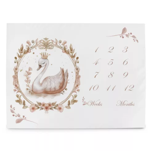 Ceba Baby Milestone mérföldkő alátét fotózáshoz 92x72 cm - Basic Glamour Style