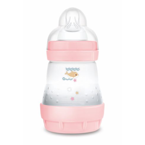 Mam 160 ml  Anti-Colic 0 hó + cumisüveg - rózsaszín bálna 
