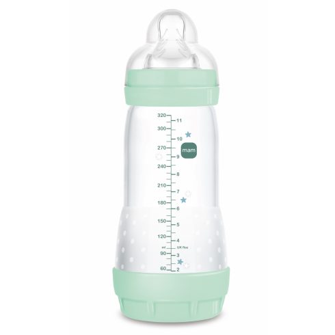 Mam Anti-Colic cumisüveg 320 ml  4 hó + menta bálna 