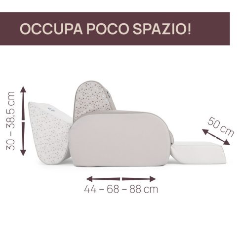 Chicco Twist fotel - fotelágy 12h+ Powder Blue