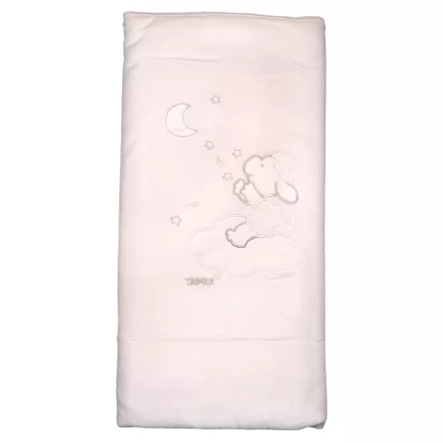 Trimex bélelt plüss takaró 70x100cm - bárány fehér