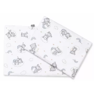 Scamp ágynemű huzat 90*130 cm - Light Blue Bear