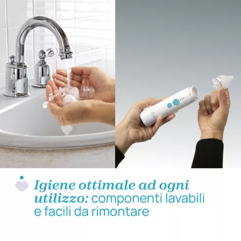 Chicco Elektromos zenélő orrszívó - 3 fokozat, 2 fej, beépített akkumulátor