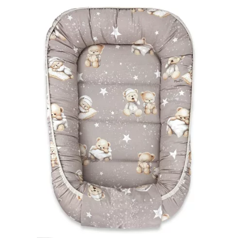 Baby Shop babafészek 55x75 cm - Jó Éjszakát bézs