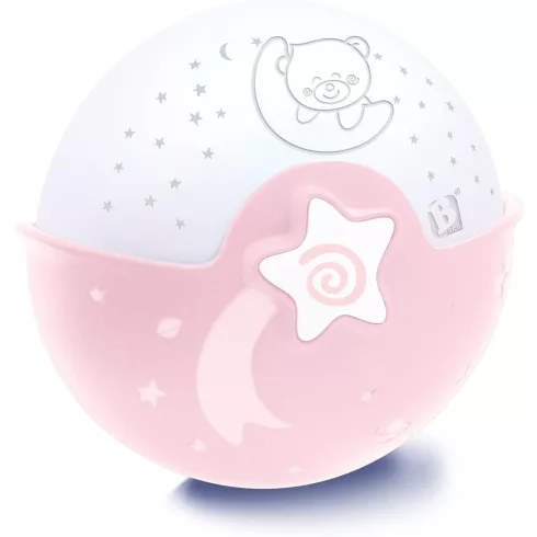 Infantino éjjeli fény és projektor - pink 