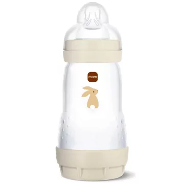 Mam 260 ml  Anti-Colic 2+ cumisüveg - Bézs nyuszi 