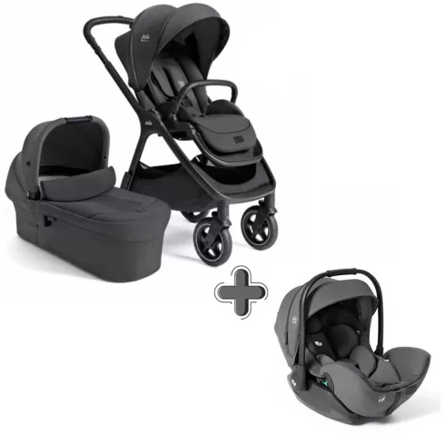 Joie Signature Finiti 3in1 babakocsi Ebony (i-Level Pro hordozóval)