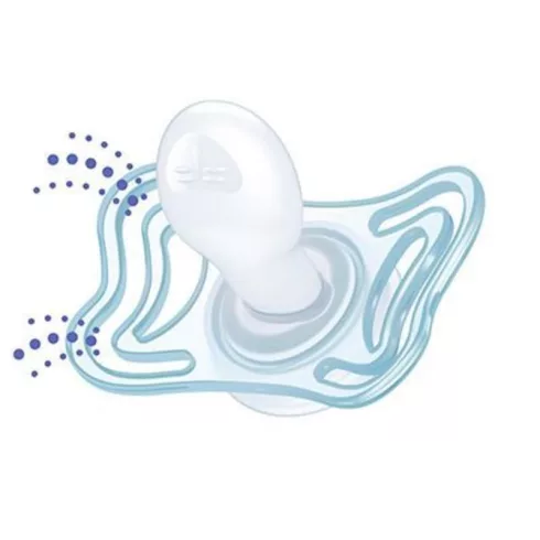 Chicco Physio Forma Light szilikon cumi 2 db, 6-16 hó zöld/kék