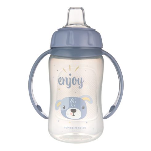 Canpol Trainig Cup Silicone cseppmentes itatópohár 320 ml Kutyus